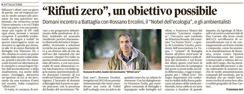 incontro rifiuti zero
