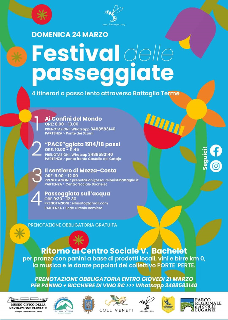 festival delle passeggiate 24 marzo 2024