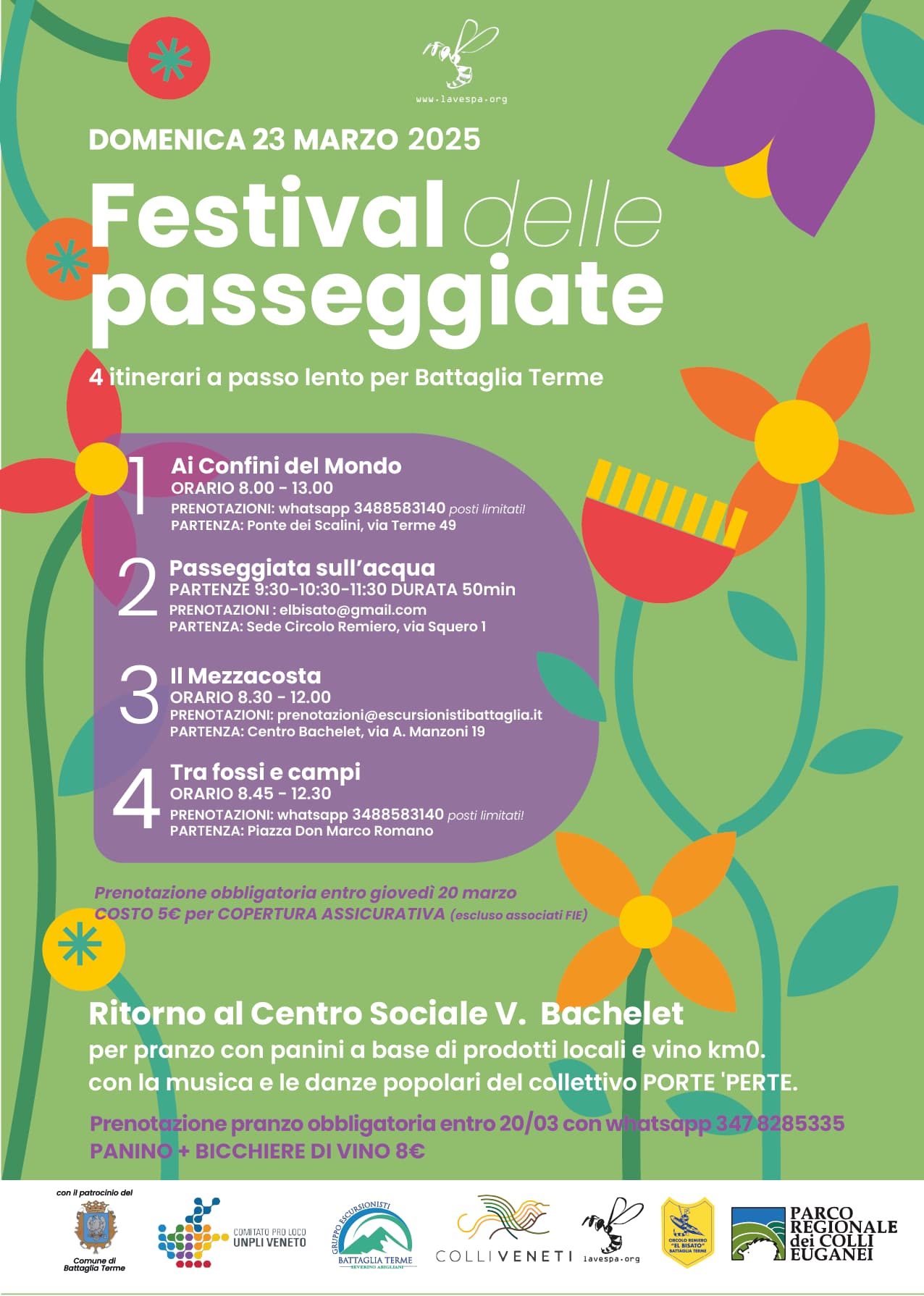 festival delle passeggiate 23 marzo 2025